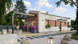 Maison de famille abordable pour famille de 2 personnes.